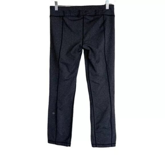 Lululemon Belt It Out Crop Pants Gray Size 6 - Picture 3 of 11